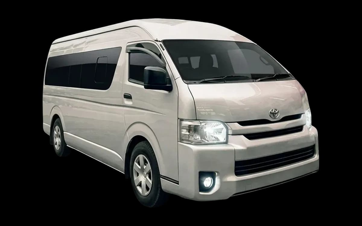 Hiace Commuter 14 Seat — sewa Hiace Bandung